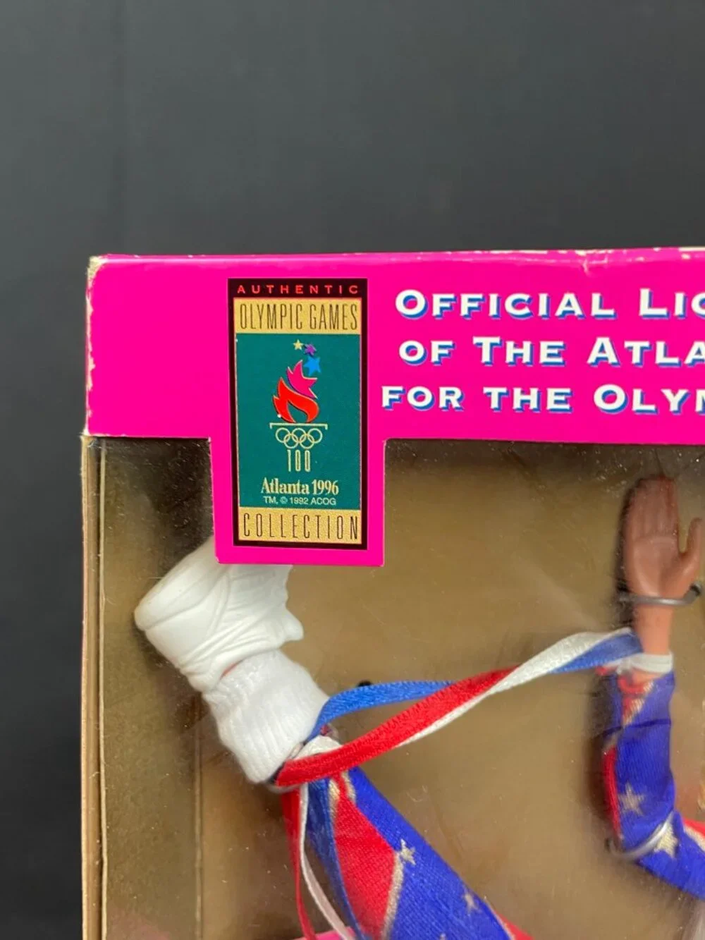 1995 Mattel Olympic Gymnast Barbie Doll Atlanta Games Special Edition